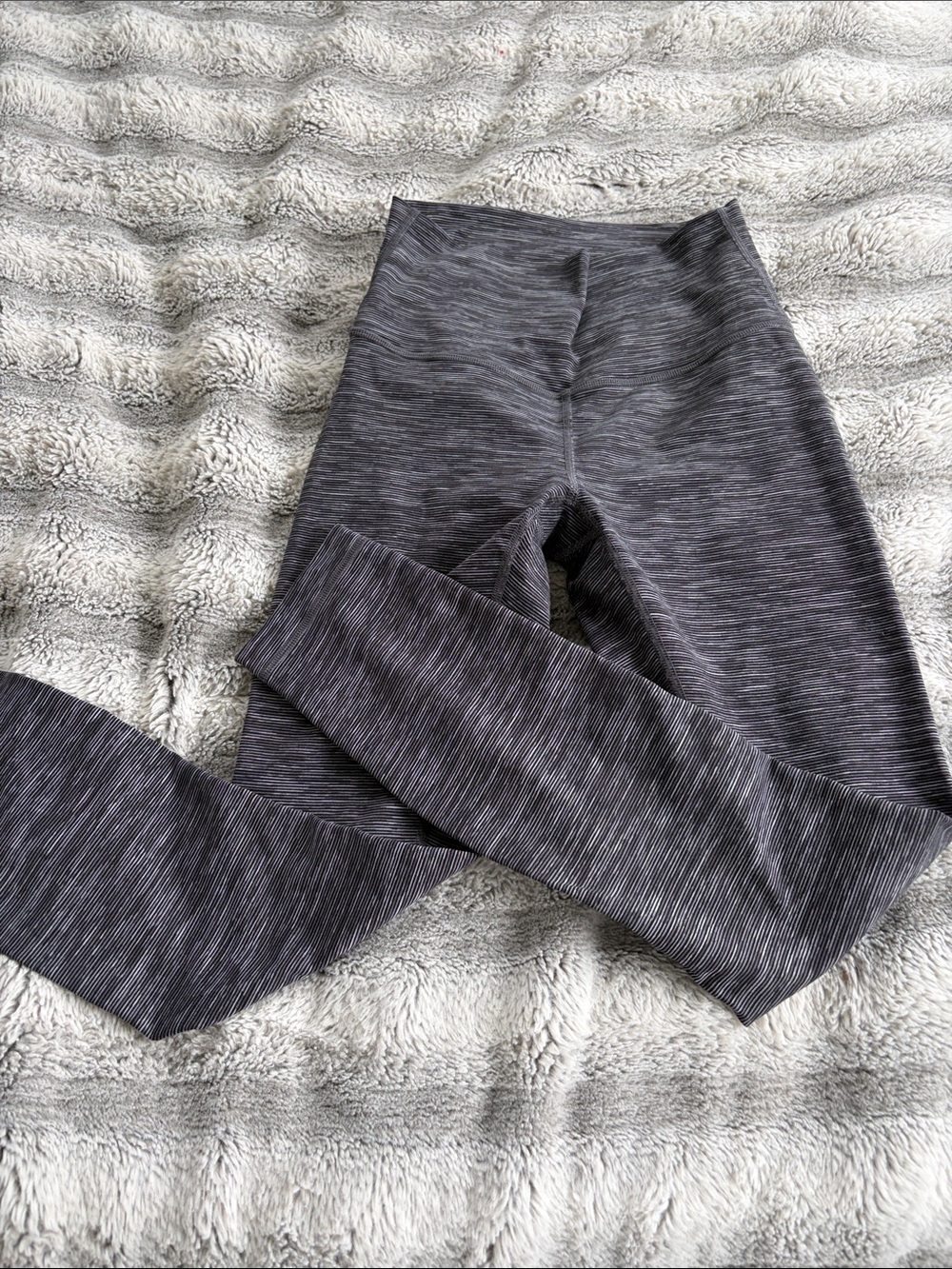 lululemon athletica Heathered Charcoal Gray Leggings